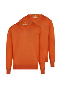 redmond - Pullover 2er Pack Basic - Schwarz