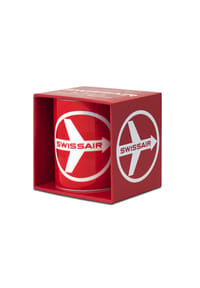 LOGOSHIRT® - Mug Swissair - Fly There By - rot/weiß