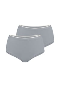 sloggi - High Waist Panty 2er Pack GO Sense - Chrome