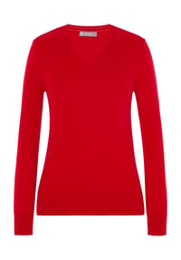 GALERIA - Seide-Kaschmir Pullover "Monaco", V-Ausschnitt, für Damen - AQUA