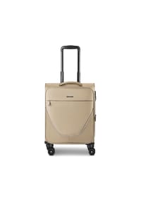 Stratic taska - taska 4-Rollen Kabinentrolley S 55 cm mit Dehnfalte - coffee