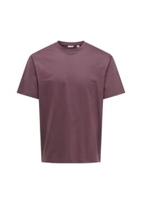 ONLY & SONS - T-Shirt, Baumwolle, für Herren - 271955 HUCKLEBERRY