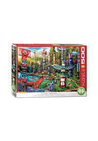 eurographics - Puzzle Totem Pfahl Traum, Fantasy, 500 Teile, 68 x 48 cm - 