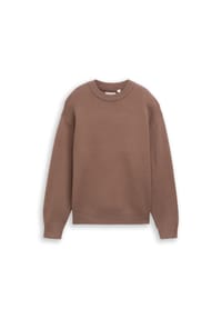 TOM TAILOR - Pullover, Rippbündchen, für Kinder - 41084 SEED BROWN