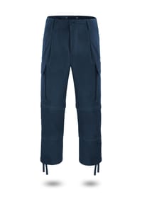 normani® - Herren 3-in-1 Zip-Off Moleskinhose Daytona - Grau