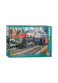 eurographics - Puzzle Der alte Bahnhof, Eisenbahn - Ken Zylla, 1000 Teile - 