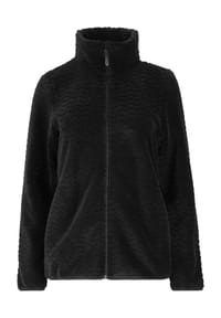 WHISTLER - Fleecejacke Matra mit stilvollem Muster und kuscheligem Tragegefühl - 1001 Black
