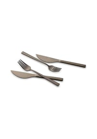 ECHTWERK® - Pizzabesteck-Set 4-tlg - Braun