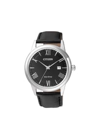CITIZEN® Sports - Herren Eco-Drive Armbanduhr "Sports AW1231-07E" - silber/schwarz