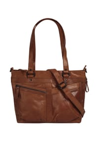 SPIKES & SPARROW® - Shopper Echt Leder - cognac
