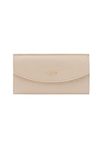 L.CREDI ONDRIA - Langbörse, Kunstleder, für Damen - CREME
