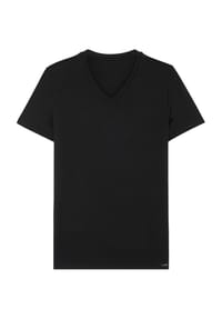 HOM - Soft Unterhemd, Kurzarm, V-Ausschnitt, für Herren - 00RA NAVY