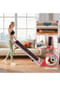 HOME FITNESS CODE 2-in-1 Laufband C1, manuelle Steigung, LED-Display, Fernbedienung, Trainingsmatte, Rosa Bild 10