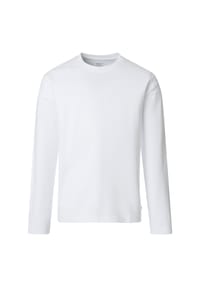 VENTI - Herren T-Shirt langarm uni - Dunkelblau