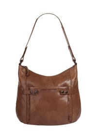 SPIKES & SPARROW® - Umhängetasche Echt Leder - cognac