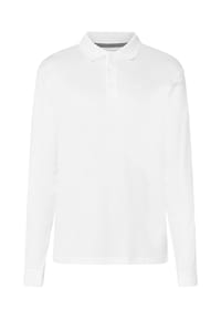 GALERIA - Poloshirt, Langarm, für Herren - 1 WHITE