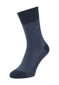 TOMMY HILFIGER - Socken, Rippbündchen, für Herren - 001 NAVY