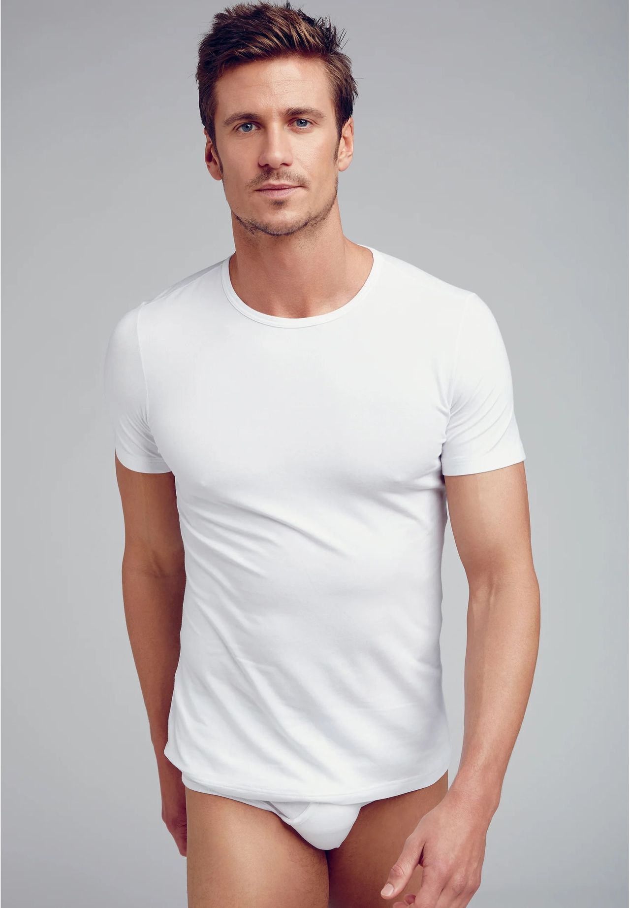 Jockey® Modern Classic Unterhemden, 2Er-Pack, Feinripp, FüR Herren, Weiß, M-image