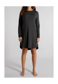 TOM TAILOR - Sleepshirt Naila, knielang, für Damen - 830 GRAU-DUNKEL-UN