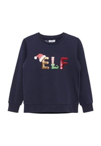 MANGUUN - Sweatshirt, Rippbündchen, für Kinder - 1 DRESS BLUE