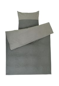 GALERIA home - Flanell-Bettwäsche - 47 CILANTRO/GREEN
