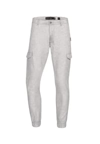 INDICODE - Leinenhose Booth - Black