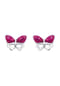 amor Mädchen Ohrstecker Schmetterling, Sterling Silber 925 Bild 9