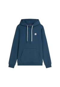 SCOTCH & SODA - Herren Hoodie - Core, Logo Sweatshirt, Kapuze, einfarbig, Baumwolle - Blau