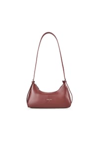 PATRIZIA PEPE - Umhängetasche Leder 28 cm - hot brown