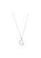 SMART JEWEL® Kette Buchstabe G mit Zirkonia Steine, Silber 925 Bild 1