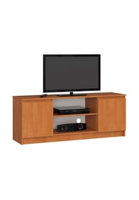 Akord - TV-Lowboard K140 mit 2 Türen und 6 Einlegeböden - artisan-eiche