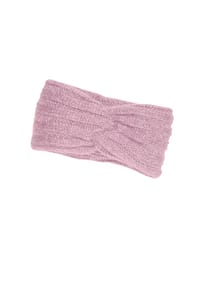 CAPO - Stirnband, ultrasoft Strick mit Knoten - anthracite
