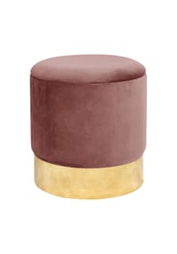 Akord - Golden Pouf mit Stauraum - beige