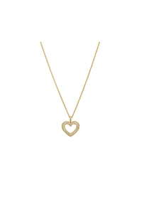 LYOMI - Anhänger mit Kette 585/- Gold 22 Diamant Lab Grown 0,18ct. - gelb