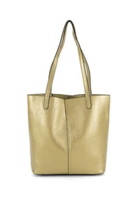 HARPA - Shopper CASSIDY in Lackoptik inklusive Kosmetiktasche - aztec gold