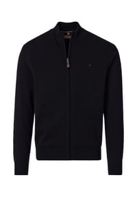 redmond - Strickjacke Basic - Schwarz