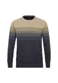 CASAMODA - Herren Pullover gestreift - Mittelblau