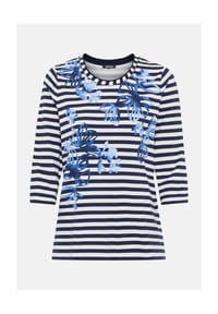 olsen - Shirt, 3/4-Arm, für Damen - 40173 INK BLUE