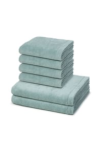 Cawö 4 X Handtuch 2 X Duschtuch im Set Lifestyle - Lifestyle - Anthrazit