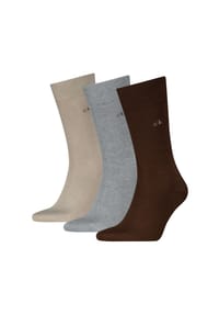 Calvin Klein - Mittelhohe Socken, 3er-Pack, Passform für Herren - 001 BLACK