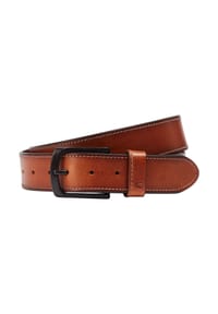 camel active - Gürtel, Leder, Dornschließe, für Herren - 09 BLACK