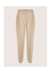 MADELEINE - Bundfaltenhose mit Stretch-Komfort - beige