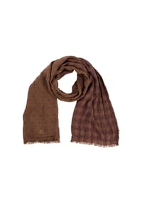 camel active - Schal aus reiner Baumwolle - Indigoblau