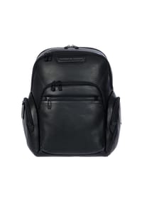 PORSCHE DESIGN - Roadster Business-Rucksack Leder 38 cm Laptopfach - black