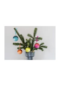 REMEMBER® - Weihnachtskugel-Set, 4-teilig - MEHRFARBIG