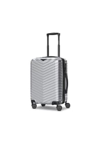 REDOLZ Essentials 18 - Essentials 18 4 Rollen Kabinentrolley S 55 cm mit Dehnfalte - metallic-black shiny
