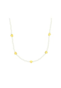 amor - Kette mit Anhänger für Damen, Edelstahl | Herz - Gold