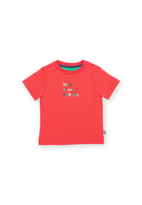KITE - Kinder Kind Brave Brilliant T-Shirt Bio-Baumwolle - rot
