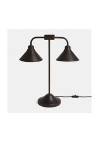 LOBERON - Tischlampe Cilovex schwarz - schwarz