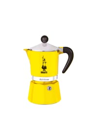 BIALETTI - Espressokocher Rainbow für 1 Tasse, Aluminium, Gelb, 60 ml - Gelb